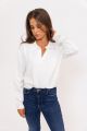 KARLIE SOLID VNECK COLLAR SWEATER