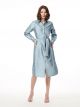 EMILY SHALANT TAFFETTA SHIRT DRESS