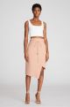 HALSTON BRIGID SKIRT IN STRETCH CREPE