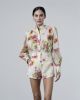 KARINA GRIMALDI REAGAN PRINT SHORTS