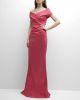TERI JON OFF SHOULDER GOWN