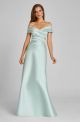 TERI JON OFF SHOULDER A-LINE GOWN