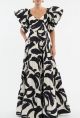 REBECCA VALLANCE POMPIDOU MAXI DRESS