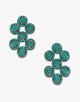 MESTIZA GEOMETRIC JADE EARRING