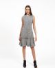 BIGIO DROP WAIST TWEED DRESS