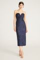 MONIQUE LHUILLIER CORA MIDI DRESS