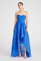 MONIQUE LHUILLIER AYLA JACQUARD LONG DRESS