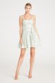 MONIQUE LHUILLIER SLEEVELESS SHORT DRESS