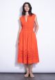 KARINA GRIMALDI HONORATA MIDI DRESS
