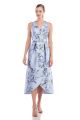 KAY UNGER LUZ HIGH LOW MIDI DRESS