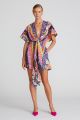 AMUR NYLA TIE FRONT DRESS