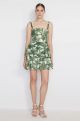 AMUR ASHTON RUFFLE DRESS