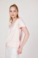 J SOCIETY SHORT SLV VNECK TOP