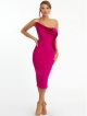 NICOLE BAKTI SWIRL BODICE COCKTAIL