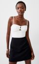FRENCH CONNECTION STRAPPY TULLE DRESS
