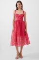 FRENCH CONNECTION EMBROIDERED LACE DRESS