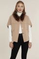 DOLCE CABO FAUX FUR TRIM CARDIGAN