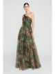 THEIA MEADOW ONE SHOUDLER GOWN