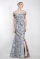 JANIQUE DRAPED SLEEVE GOWN