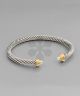 GS CABLE WIRE CUFF BRACELET