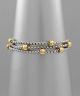 GS THREE LAYER CABLE BRACELET