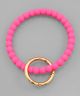GS SILICONE BALL KEY RING BRACELET