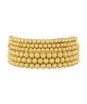 GS 4 MM / 5 MM BEADED METAL BALL BRACELET