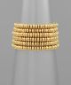 GS 6 ROW METAL BALL BRACELET SET