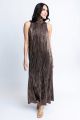 KARLIE METALLIC HALTER MAXI DR