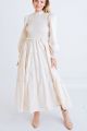 KARLIE SMOCKED TIER MAXI DRESS