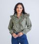 KARLIE RUFFLE BUTTON TOP
