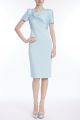 BADGLEY MISCHKA SIDE TWIST BODICE DRESS