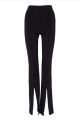 ALICE + OLIVIA EMIKO SKINNY SLIT PANT