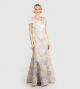 CENIA OFF THE SHOULDER BOW GOWN