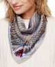 GS WOVEN TASSEL PRINT BANDANA