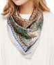 GS FLORAL PRINT NECK SCARF