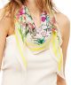 GS FLORAL DIAMOND SHAPE SCARF