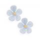 ZENZII FLOWER STUD RESIN EARRI