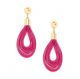 ZENZII TEARDROP ROPE DROP EARR