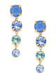 ZENZII GRADUATED CRYSTAL DROP EARRING