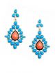 ZENZII ACRYLIC STONE DROP EARRINGS