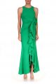 BADGLEY MISCHKA CREPE BOW DRESS