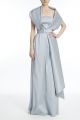 BADGLEY MISCHKA WRAP MIKADO GOWN