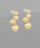GS CIRCLE DANGLE DROP EARRING
