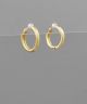 GS TINY HOOP EARRING