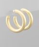 GS CHUNKY HOOP EARRING