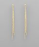 GS 3 CHAIN LINEAR EARRING