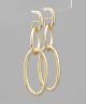 GS CIRCLE LINK EARRING