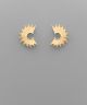 GS HALD MOON SPIKE STUD