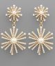 GS CRYSTAL DOUBLE SUNBURST EARRING